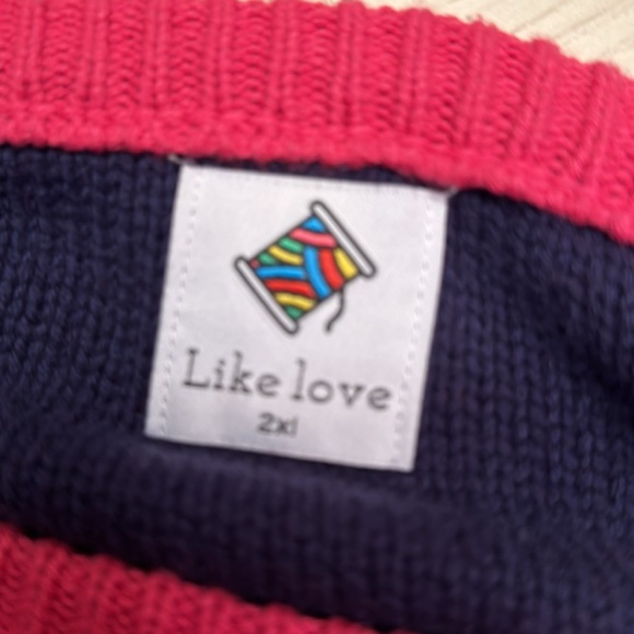 Color Block Sweater Women’s sz 2XL - Picture 5 of 5